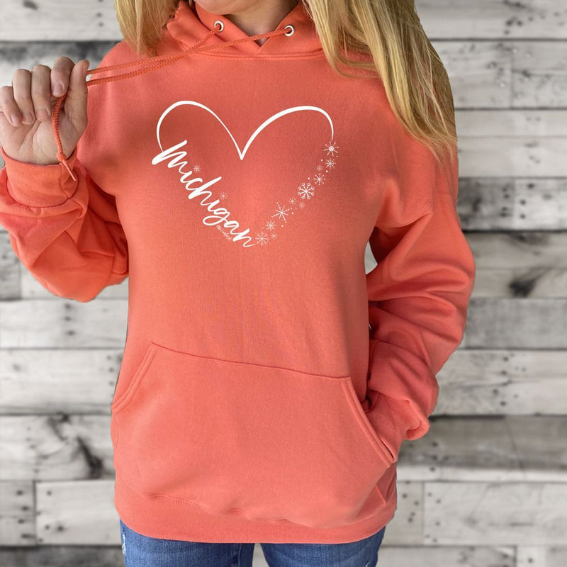 "Fall In Love With Winter"Relaxed Fit Classic Unisex Hoodie