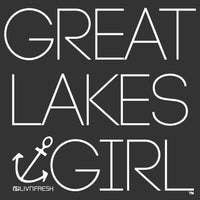 "Great Lakes Girl"Koozie