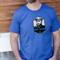 "Nauti Captain"Men's Crew T-Shirt